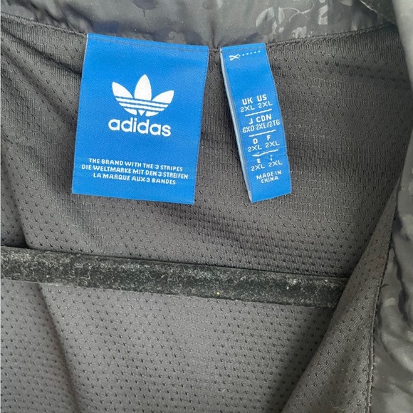 adidas Originals Ornamental Block Half-Zip Coach Jacket CF5317 size 2XL - Picture 7 of 9